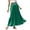 A-Green277, variant on Bibifish Womens Maxi Skirts Solid Elastic Drawstring Waist Skirts Satin Flared Skirts Seaside Vacation Lightweight Loose Flowy Skirts
