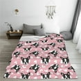thumbnail image 5 of Pofeuu French Bulldog Print Ultra-Soft Micro Fleece Blanket,for Bed Or Sofa,All Season Throw Blankets Flannel Blanket-80"x60", 5 of 7