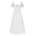 thumbnail image 4 of Vestido ajustado de color liso con abertura al estilo francés para mujer - Sin mangas, sin espalda, ajustado, poliéster spandex muy elástico, tallas S-XXL, largo midi, 4 of 5