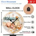 thumbnail image 5 of The Beach Is Calling Tropical Round Wall Clock Silent Ocean Palm Tree Coastal Home Decor, 5 of 5