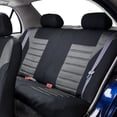 thumbnail image 3 of Fundas Asientos Auto FH Group FB068GRAY115 Juego Completo Malla 3D Universal Compatible Airbag, 3 of 5