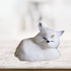 thumbnail image 4 of Figura de peluche de animal dormido simulado, vitrina para juguetes, mesa, decoración del hogar, muñeco de peluche para regalo de hotel Blanco, 4 of 9