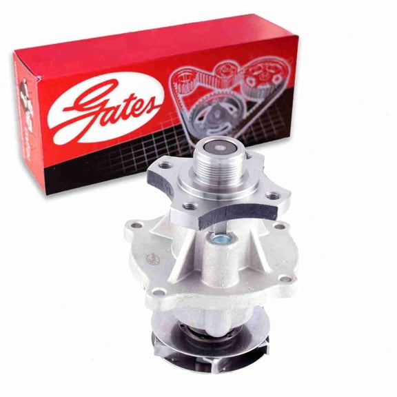 Gates Engine Water Pump compatible with GMC Envoy 4.2L L6 2002-2009