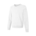 thumbnail image 2 of Hanes Girls ComfortSoft EcoSmart Crewneck Sweatshirt, S, White, 2 of 4