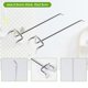thumbnail image 4 of 50 Pcs 6-Inch Pegboard Hooks Metal Shelving Hooks and Organizer Assortment Pegboard Garage Storage O, 4 of 5