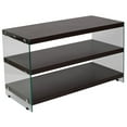 thumbnail image 1 of Flash Furniture 39" Glass Frame TV Stand in Dark Ash, 1 of 2