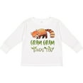 thumbnail image 3 of Inktastic Gram Gram Loves Me Cute Red Panda Boys or Girls Long Sleeve Toddler T-Shirt, 3 of 5