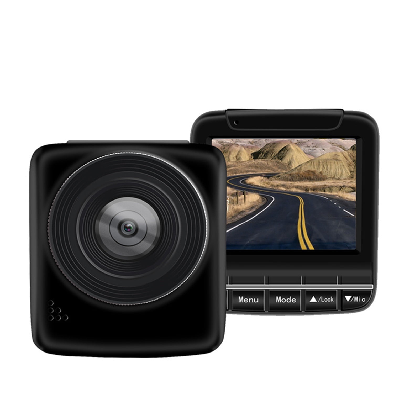 Lksixu Dash Cam 1080P For Cars 2.3 Inch Dashcam With Super Night Vision 140° Wide Angle Dashboard Cam Recorder Loop Recording Parking Monitor Motion Detection bt receiver Electronics for Home Office