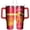 KC, variant on Football 40 OZ Pittsburgh Tumbler with Handle and Straw for Football Fans Gifts Football City Travel Mug Tumbler Cup for Men Women Keeps Drinks Cold & Hot
