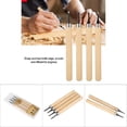 thumbnail image 3 of Juego de Cuchillos de Talla de Madera de 4 Piezas Afilador Manual Cuchillos de Sello de Goma Juego de Herramientas de Talla Cuchillo de Talla para Grabado y Talla de Sello de Goma ANGGREK Otros, 3 of 8