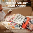 thumbnail image 7 of Cozy Inspirational Throw Blanket - Thank You Gifts for Women, Warm Cozy Gifts for Teacher, Nurse, Coworkers, Retirement Farewell Going Away Gift, for Friend, 7 of 7