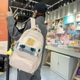 thumbnail image 2 of Student Backpack School Bag for Girl's Harajuku Ulzzang Large Capacity Backpack High School Junior High School Backpack, 2 of 7
