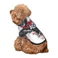thumbnail image 5 of Gaeub American Flag Eagle Art Dog Hoodie Sweatshirts Warm Dog Clothes for Small Dogs,Puppy and Cat Costume-Medium, 5 of 7