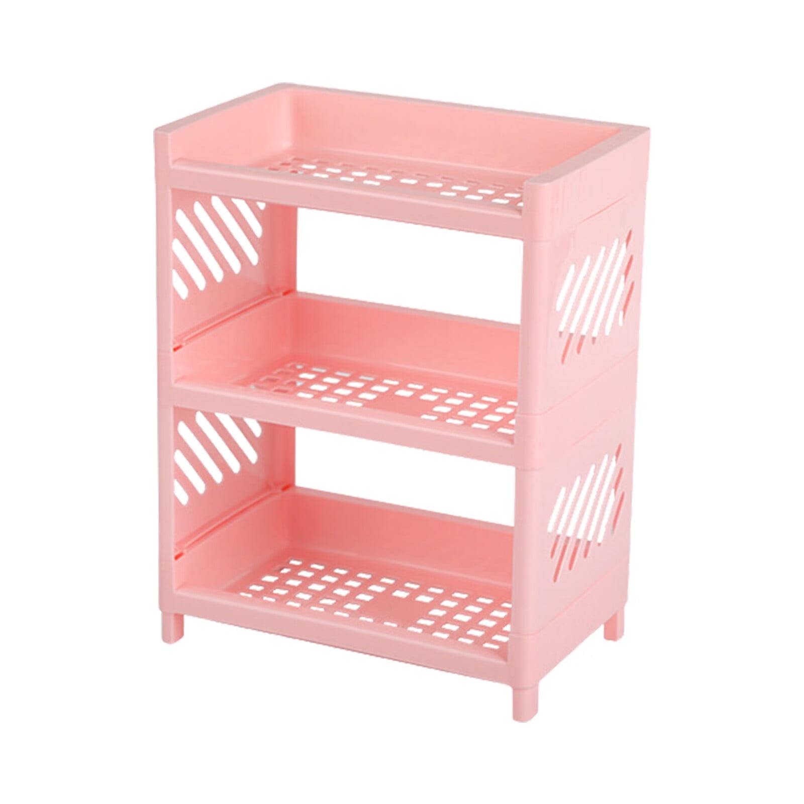 ociviesr Bathroom Products Bathroom Supplies Storage Three Tier Shelf Bedroom Finishing Rack Bathroom Shelf Kitchen Plastic