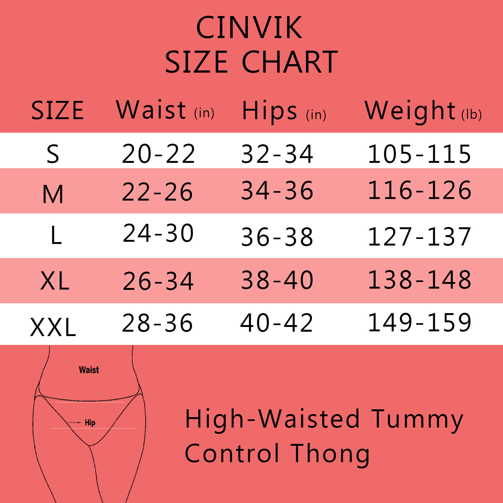 Cinvik Tummy Control Shapewear Thong Under Dress Nude Shapewear Prom  Accessories 1XL 