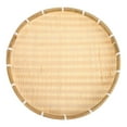 thumbnail image 6 of Raindrops 1Pcs Bamboo Tray Beige 16.5in Round Kitchen Multi-Purpose Basket for Catering, 6 of 8