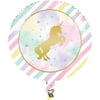 Online Party Sales Unicorn Sparkle Metallic Balloon 18"