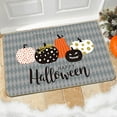 thumbnail image 4 of LSLJS Fall Door Mat, 24"x16" Dirt Trapping Door Mat Indoor Entrance, Pumpkin Front Door Mat Outside Entrance, Non-Slip Washable Thanksgiving Welcome Mat, Halloween Fall Decor Doormat, 4 of 6