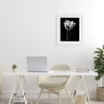thumbnail image 2 of Stupell Industries Modern Flower Stark Black White Framed Print Under Glass, design by CAD Designs, 16 x 13, 2 of 10