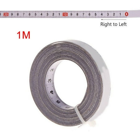 

5M Self Adhesive Miter Saw Track Miter Tape Measure Backing Metric Steel Ruler