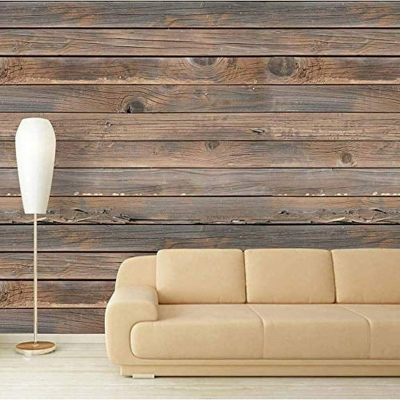 wall26 Large Wall Mural - Seamless Wood Pattern | Self-Adhesive Vinyl Wallpaper/Removable Modern Decorating Wall Art (100x144 inches, Artwork-109)