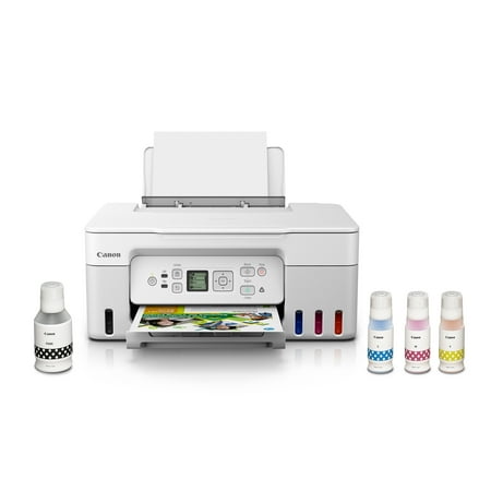 Canon - PIXMA MegaTank G3270 Wireless All-In-One SuperTank Inkjet Printer - White