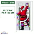 thumbnail image 2 of PMU Christmas Santa Decorating Door Cover 30” x 60” Pkg/3, 2 of 6