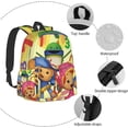 thumbnail image 5 of Backpacks Team Anime Umizoomi Adjustable Laptop Backpack Double Shoulder Bag for Women Men Climbing Shopping Work, 5 of 8