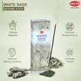 thumbnail image 2 of Varillas de incienso HEM White Sage, 100 unidades, aromaterapia natural, 2 of 2