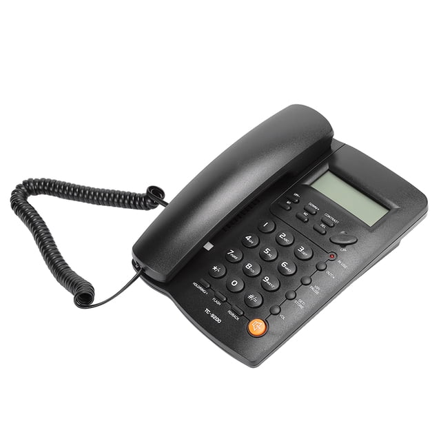 Fixed Telephone, Hands Free Call Landline Telephone 2 Groups Family Memory For Hotel For Office