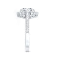 thumbnail image 4 of Rosec Jewels Certified Lab Diamond Halo Engagement Ring, Ef-Vs Quality - Ready To Gift, 10K White Gold, US 5.00, 4 of 9
