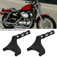 thumbnail image 1 of Cuque 1 par de pedales de reposapiés traseros para motocicleta estriberas de aluminio para motocicleta soporte de estribo negro para XR1200X XL883 2004 2005 2006 2007 2008 2009 ANGGREK Otros, 1 of 8
