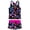 Turtle, variant on Girls Swimsuit Two Piece Set Tankini Crop Top Swim Shorts Bathing Suit Sizes 4-5T