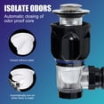 Tysrjsv Sink Drain Kit, Basin System with Pop-up Stopper, Fits 1-1/4 ...