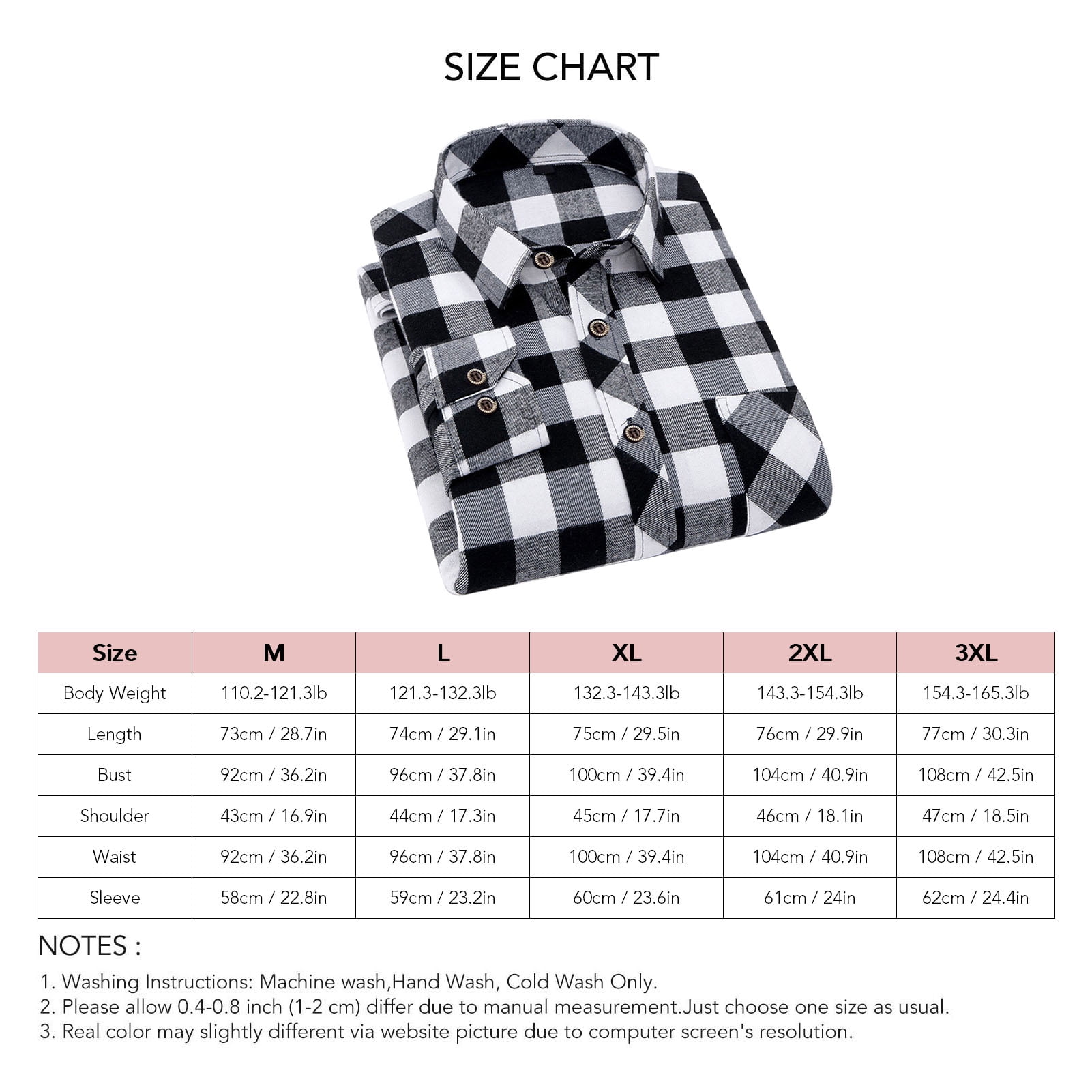 UHouse Chemise Homme Manches Longues à Carreaux Travail Chemisette
