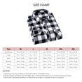 thumbnail image 5 of Camisa a cuadros para hombre, cuello vuelto, manga larga, botón de una sola fila, Top clásico para hombres y niños, 5 of 5
