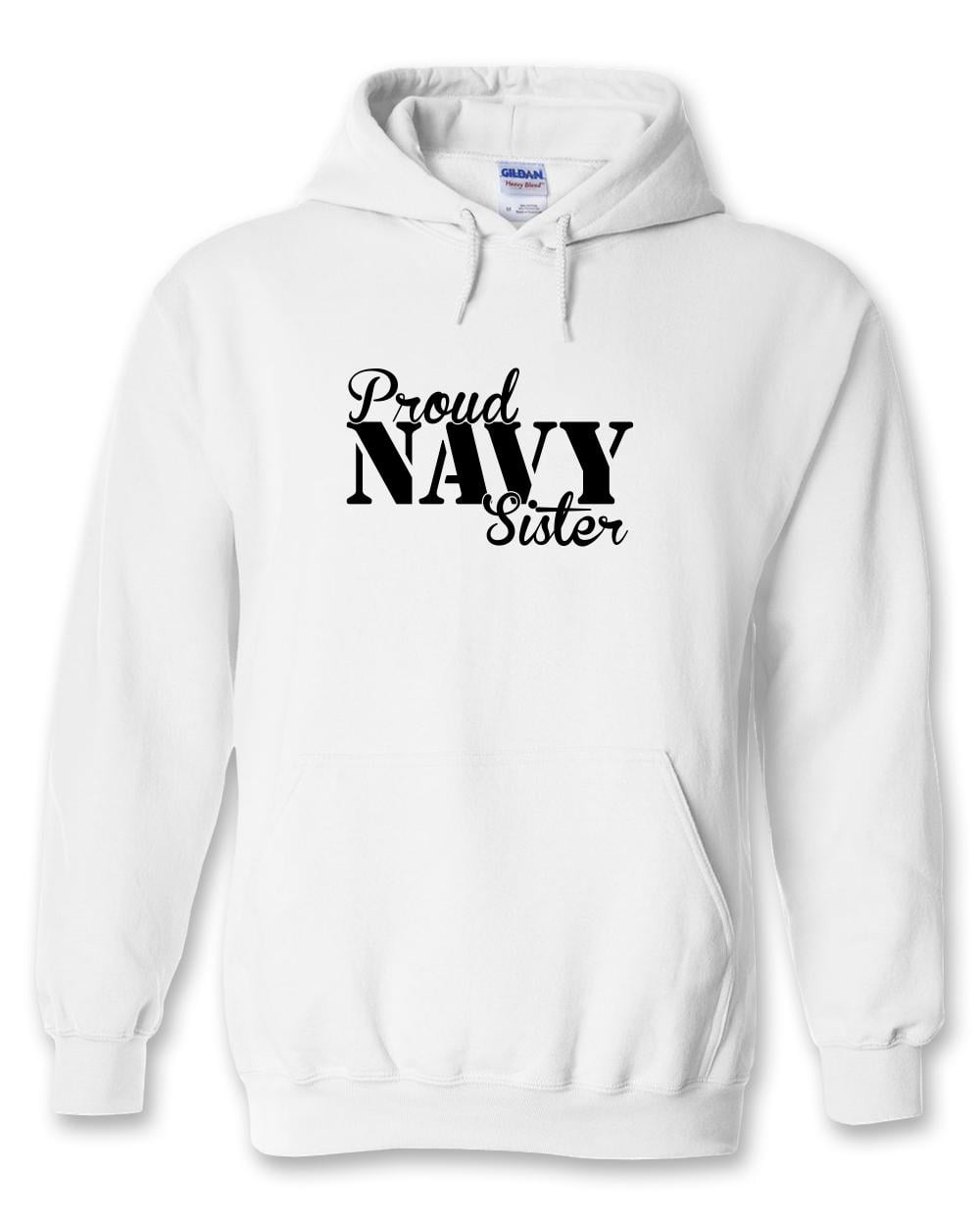 navy sister hoodie