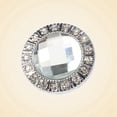 thumbnail image 2 of Cabinet Knob, Wardrobe Knob Clear   Glass Single Hole  For Drawer, 2 of 7