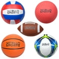 thumbnail image 4 of Xcello Sports Soccer Ball Size 4, Assorted Graphics Youth Soccer Ball with Pump, Sports Balls Official Match Size and Weight, Red, Black, Blue, Pack of 12, 4 of 5