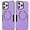 Purple, variant on Magnetic Phone Case for iPhone 14 Pro Compatible with Magsafe [MagFit], Military-Grade Shockproof Protective Case with Built-in Magnet Circle for iPhone 14 Pro, MS Blackish Green