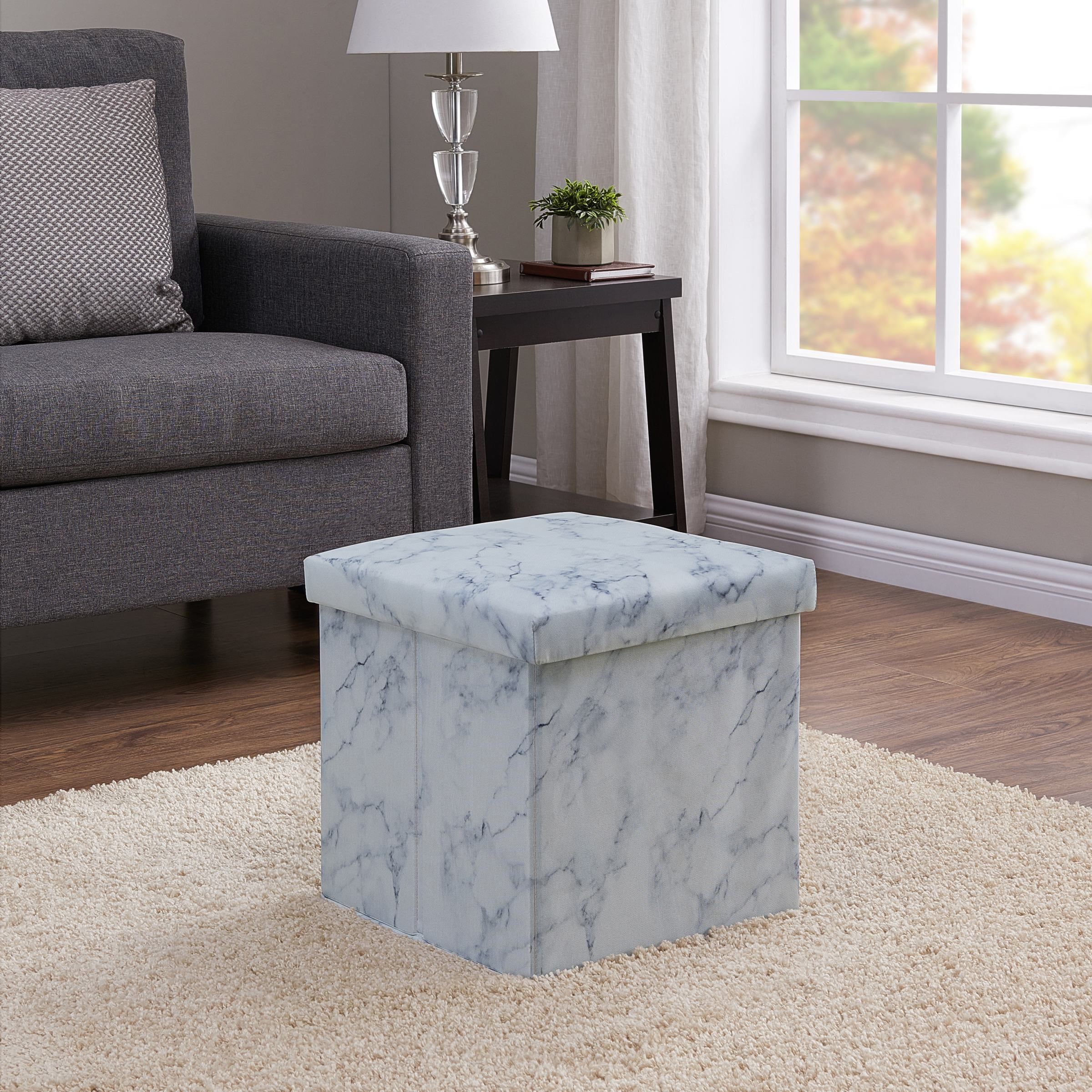 Mainstays collapsible storage sale ottoman