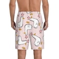 thumbnail image 3 of Fotbe Goose Queen Pajama Shorts for Men, Men's Pajama Bottoms, Sleepwear,Short Pajama Pants-Large, 3 of 9