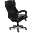 thumbnail image 5 of Scranton & Co Modern 44.25" Faux Leather & Wood Executive Office Chair in Black, 5 of 14