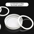 thumbnail image 3 of EIMELI 10 Pcs Couvercles de Bocaux Mason en Plastique Couvercles de Bocaux Mason s'Adaptent à une Ouverture Régulière 70mm Réutilisables Étanches Couvercles de Remplacement Blancs, 3 of 7