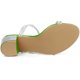 thumbnail image 5 of Women's Strappy Rhinestone Block Heel Slide Sandals Green US 5/UK 3/EU 36, 5 of 6