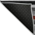thumbnail image 4 of HomeRoots 613276 9 x 12 ft. Gray, Black & Red Striped Washable Indoor & Outdoor Rectangle Area Rug, 4 of 5