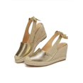 thumbnail image 1 of Sandalias De Cuñas Para Mujer Moda Cerrada Vendaje Alpargata Plataforma Elegante Slingback Zapatos De Verano, 1 of 5