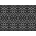 thumbnail image 1 of Ahgly Company Machine Washable Indoor Rectangle Transitional Charcoal Black Area Rugs, 8' x 10', 1 of 7