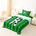 thumbnail image 5 of Erosebridal Football Sport Games Kids Twin Sheet Sets,Soccer First Letter K Bedding For Boys Teens 3 Pieces, 5 of 6