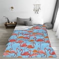 thumbnail image 5 of Sikiie Flamingo Ultra-Soft Micro flannel Blanket Luxury All Seasons Warm Blanket for Bedding Sofa and Travel (4 sizes)-50"x40", 5 of 7